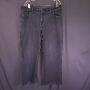 Venezia Jeans Bootcut Dark Wash Stretch Size 3‎ Petite or 18